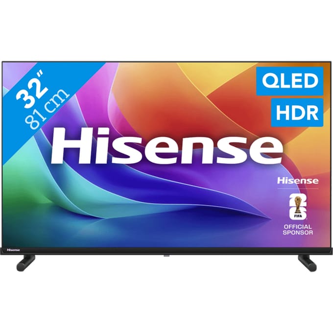 Hisense 32" Flat screen TV QLED 1080p (Full HD) Hybrid Log-Gamma (HLG) 32A59S