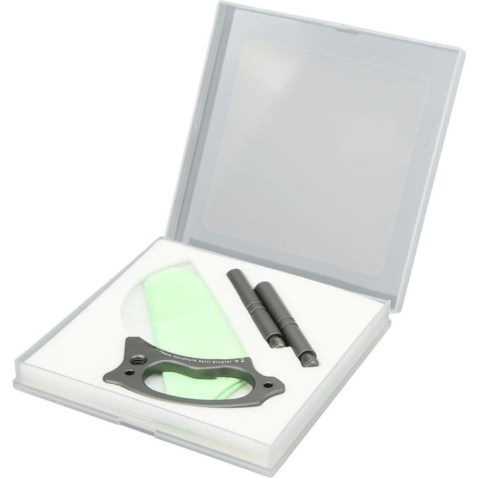 79mm Handheld Split Diopter Filter Met Verlenghandvat Soft Focus Filter Halve Maan Flexor white