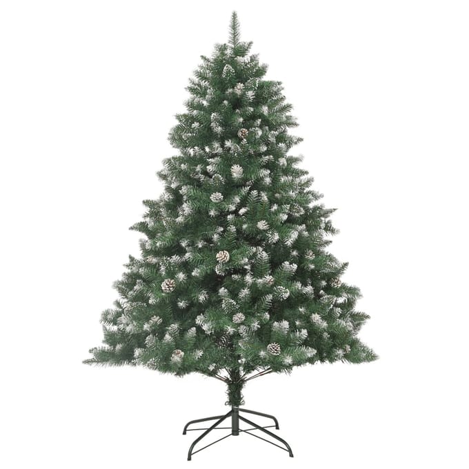 vidaXL - Kunstkerstboom - met - standaard - 210 - cm - PVC