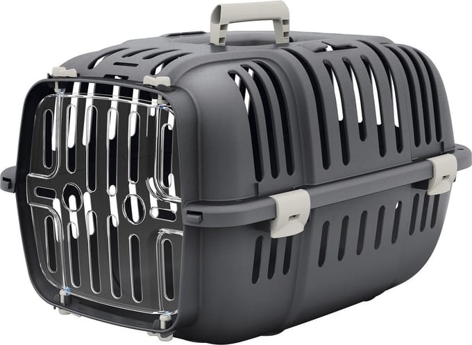 Ferplast Vervoersbox Jet 10 - Kattenvervoersbox - 47x32x29 cm Grijs