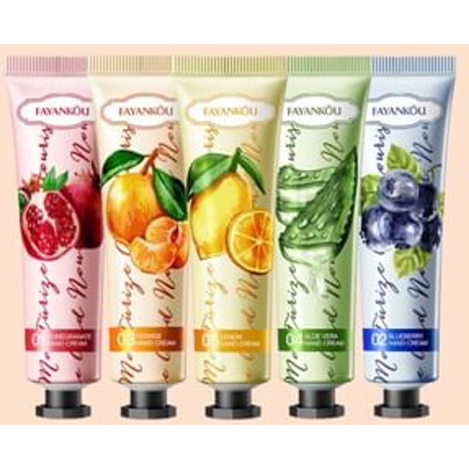 FAYANKOU - Moisturize Smooth Fruit Hand Cream - 5 Types #Orange - 30g