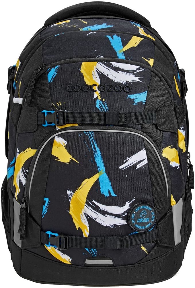 coocazoo schoolrugzak Mate School Backpack Crazy Artnight zwart