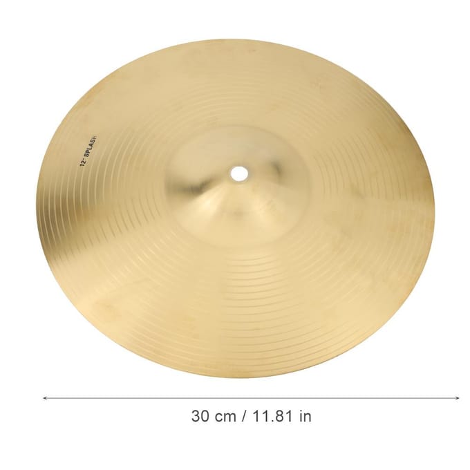 IRIN 12in Duurzaam Messing Bekken Muziekinstrument Accessoire voor Drumstel beige