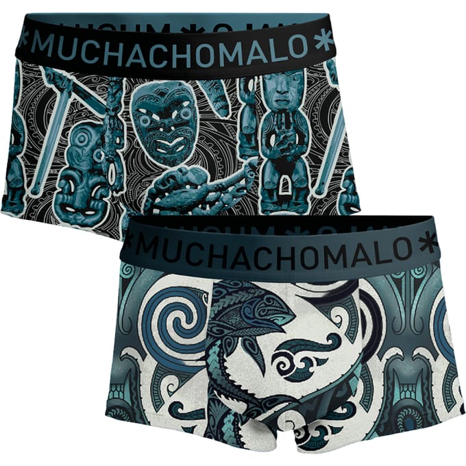 Muchachomalo Heren Trunks - 2 Pack - Maat S - 95% Katoen - Mannen Onderbroek
