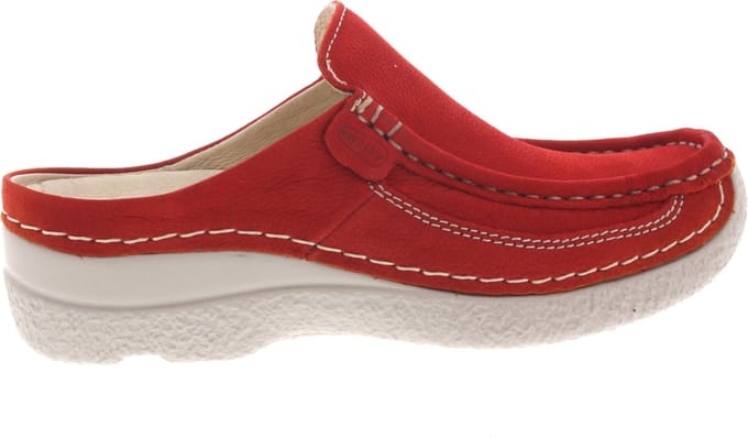 Dames Slippers Wolky Roll Slide Red 0620211 Rood - Maat 42
