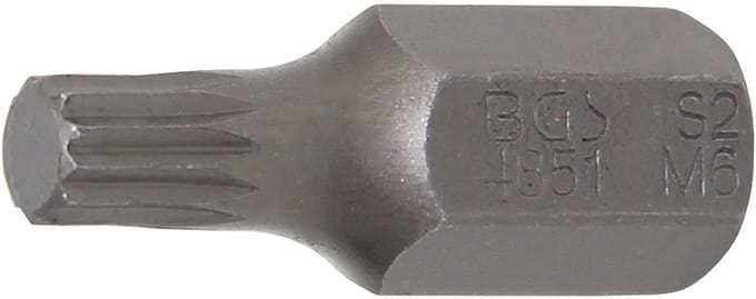 BGS Bitsaandrijving buitenzeskant 10 mm (3/8") binnen meervo...