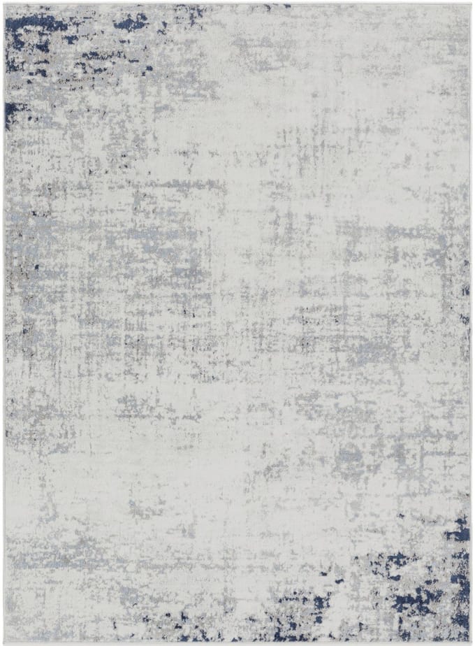 SURYA Alix vloerkleed modern abstract donkerblauw