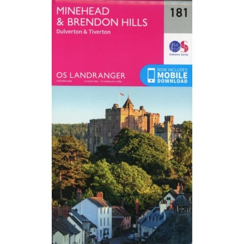 Minehead & Brendon Hills, Dulverton & Tiverton - Ordnance Survey