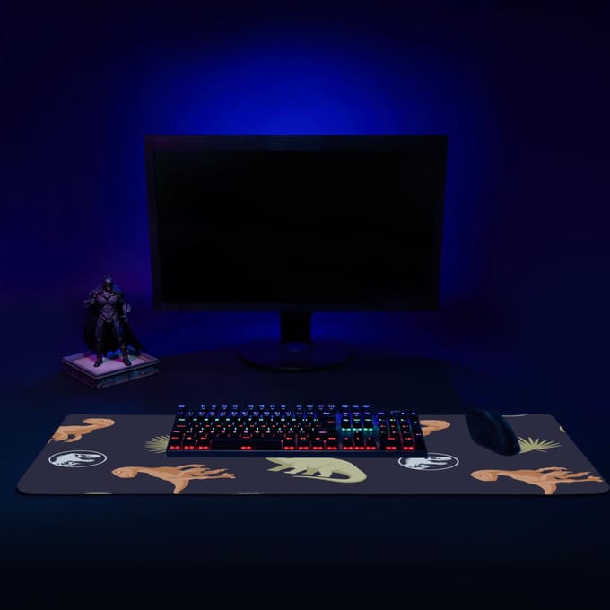 Jurassic Park Dinosaurs Gaming Mouse Mat - Medium