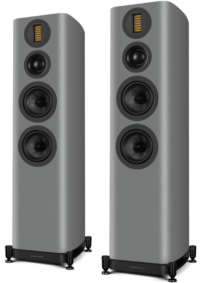 Wharfedale EVO 5.4 Vloerstaande Speakers - Hifi Stereo Set - Passieve Speaker - 3-Weg Luidsprekers - Grijs