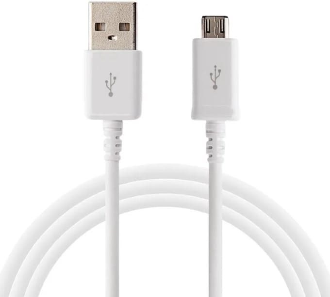 OTRONIC® USB-A naar Micro-USB kabel 1 meter Wit