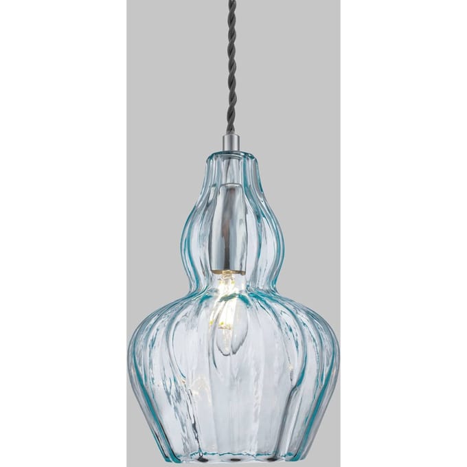 Maytoni Hanglamp Eustoma lichtblauw