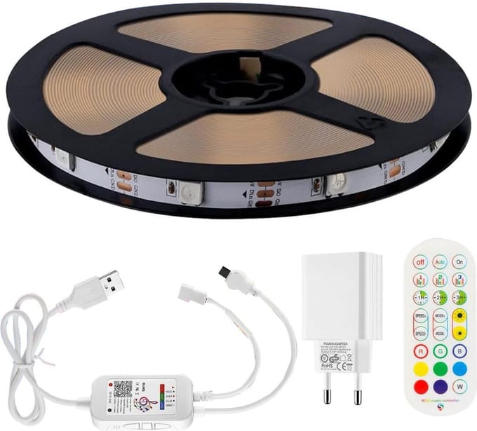 MKSS® Led Strip 6 Meter - Led-Strips met Afstandsbediening - Veelkleurig - Multicolor