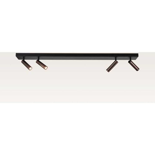 LUSENZ Plafondlamp Taviro bronzo - G9-fitting - Minimalistisch design - IP20 voor binnen