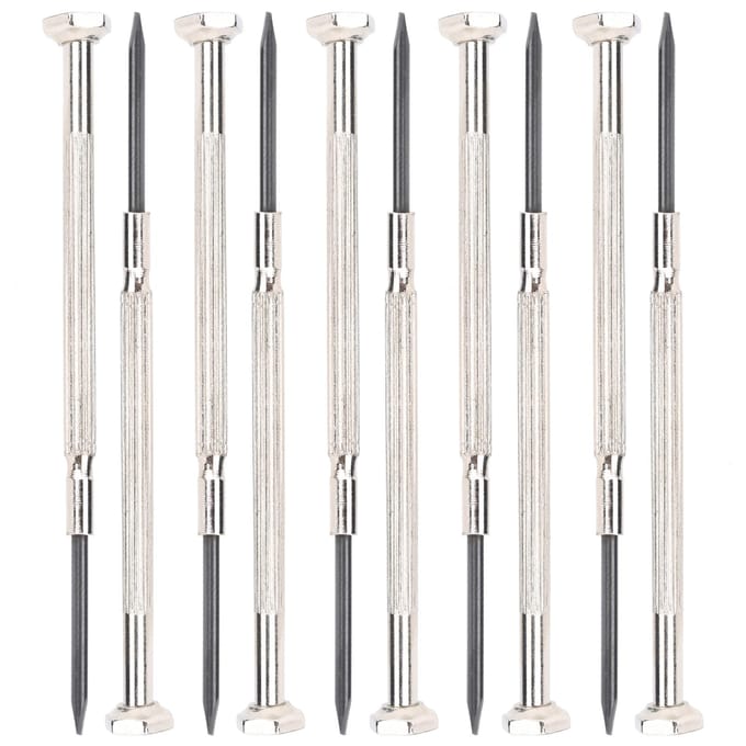 10 stuks Professionele Schroevendraaier Reparatie Schroevendraaier Gereedschap voor Fluit Klarinet Saxofoon white