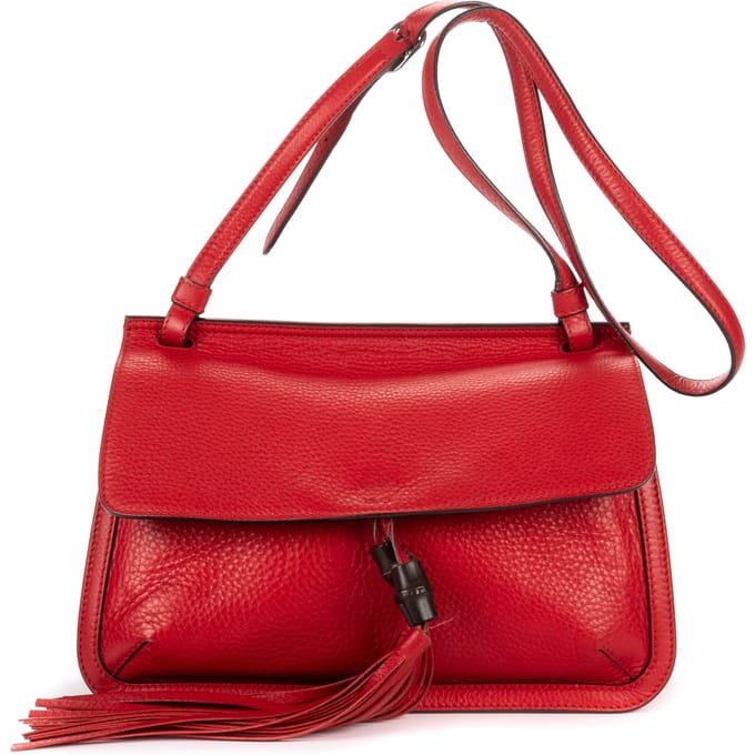 Bamboo Tassel Daily Flap   schoudertas