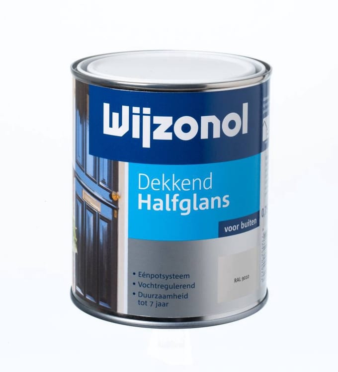 Wijzonol Dekkend Vakverf Halfglans Ready Mixed 750 ml Glansgraad: Halfglans, Kleur: 9187 Korengeel