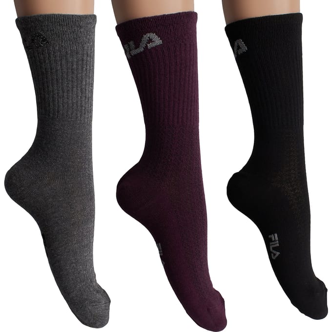 Pack-3 Lange Katoenen Sokken F3267 voor Vrouwen