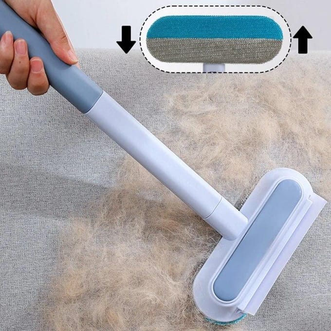 Pet Fur Remover Multifunctionele kleding Ontharingsborstel Herbruikbare Kat Hond Haar Lint Roller Brush Ontharingshulpmiddelen gray
