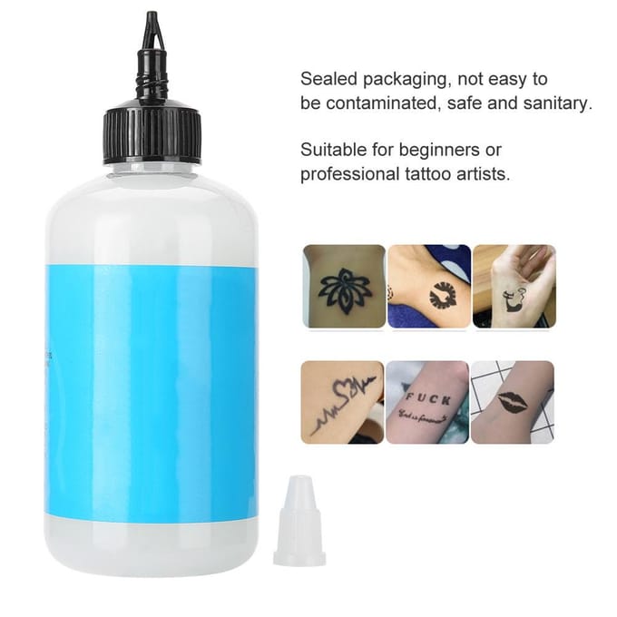 250ml Gel de Solution de Transfer de Tatouage Professionnel Crème de Stencil Primer Stuff blue