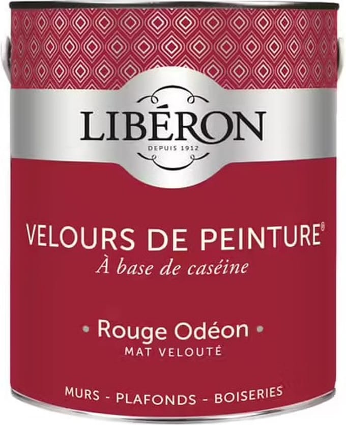 Liberon Velours De Peinture Muurverf - Mat - Rouge Odéon - 2,5l