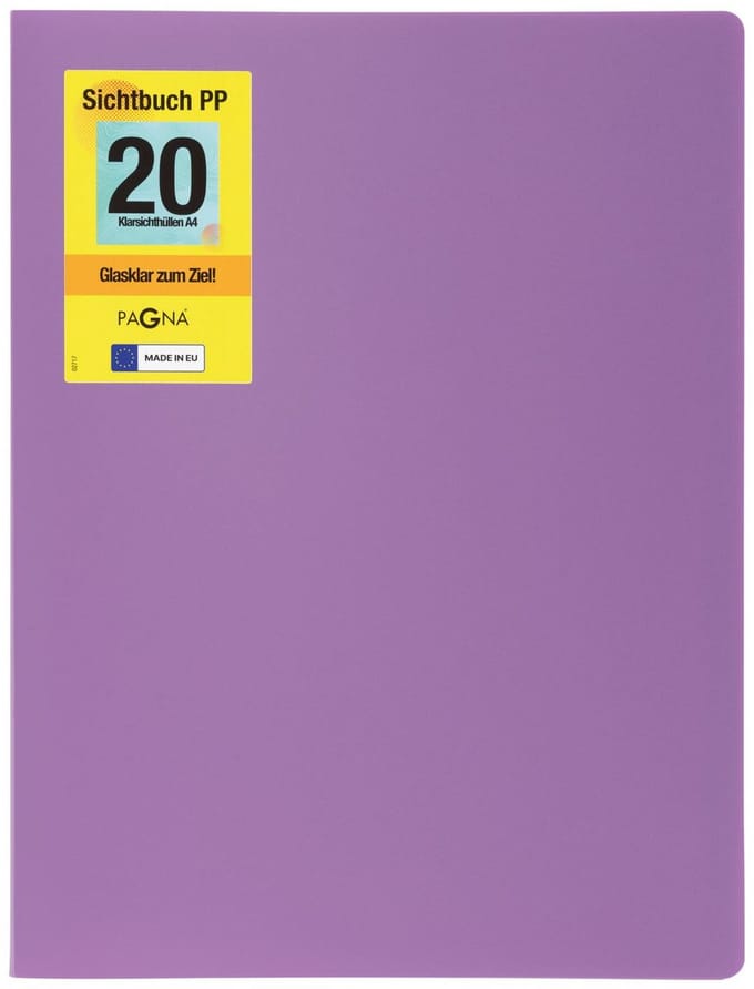 Pagna 21012-12, Project folder, A4, Polypropyleen (PP), Lila, 20 vakken, 1 stuk(s)