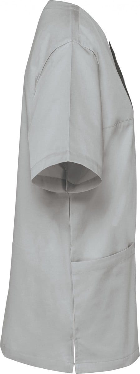 Schort/Tuniek/Werkblouse Unisex M WK. Designed To Work Snow Grey 65% Polyester, 35% Katoen
