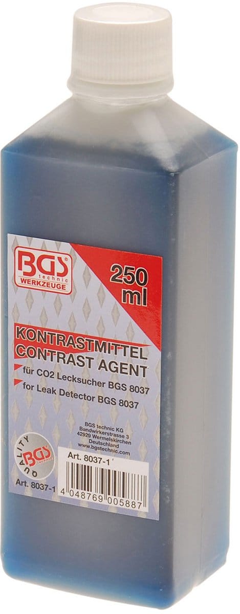 BGS Contrastmiddel voor lekdetector/lektester - 250 ml - voor BGS 8037