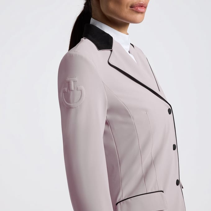 Cavalleria Toscana Dames GP Wedstrijdjas Met Rits M Violet Ice