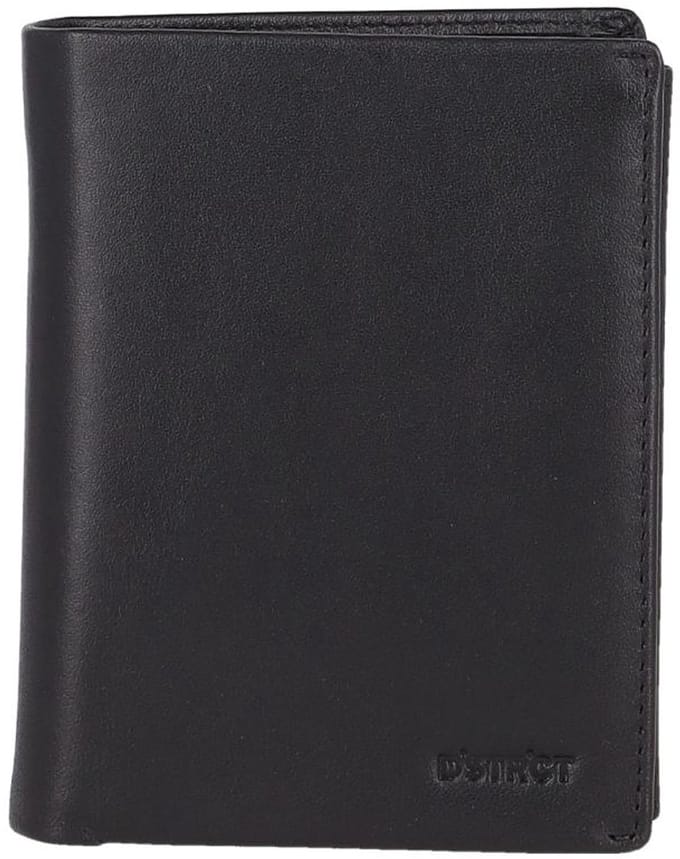 DSTRCT Astana Road Portemonnee Dames & Heren - Billfold - RIFD - Leer - Zwart