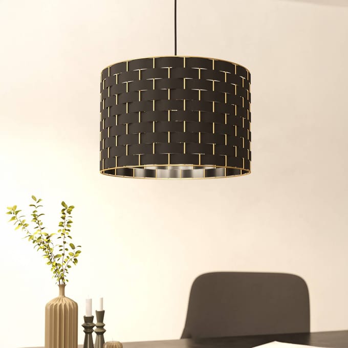 EGLO Marasales hanglamp - E27 - Ø38 cm - Zwart|Koper