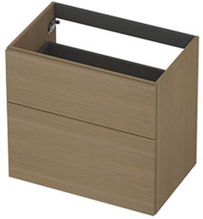 INK - Onderkast 2L A-sym Decor Tbv Grepen - 700x450x650 Mm - Olijf Eiken