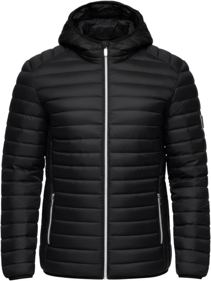 OMBRE Jas - Polyamide - Effen Zwart L