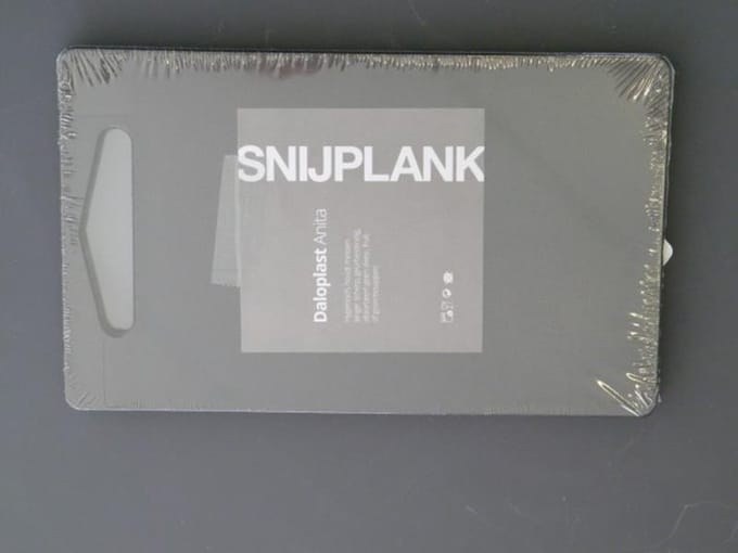 Snijplank kunststof Anita zwart 25x15cm