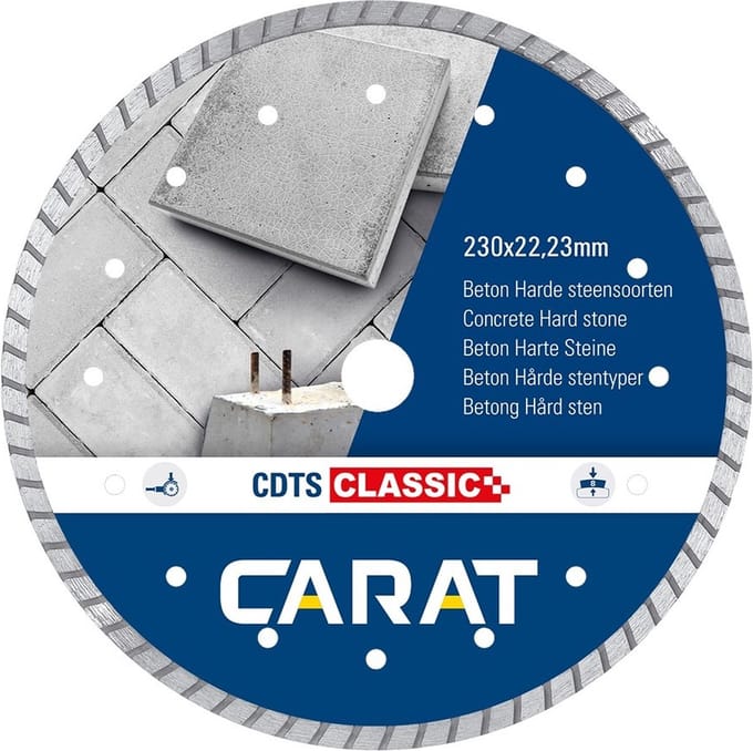 Carat Diamantzaag Beton Ø230X22,23Mm, Cdts Classic
