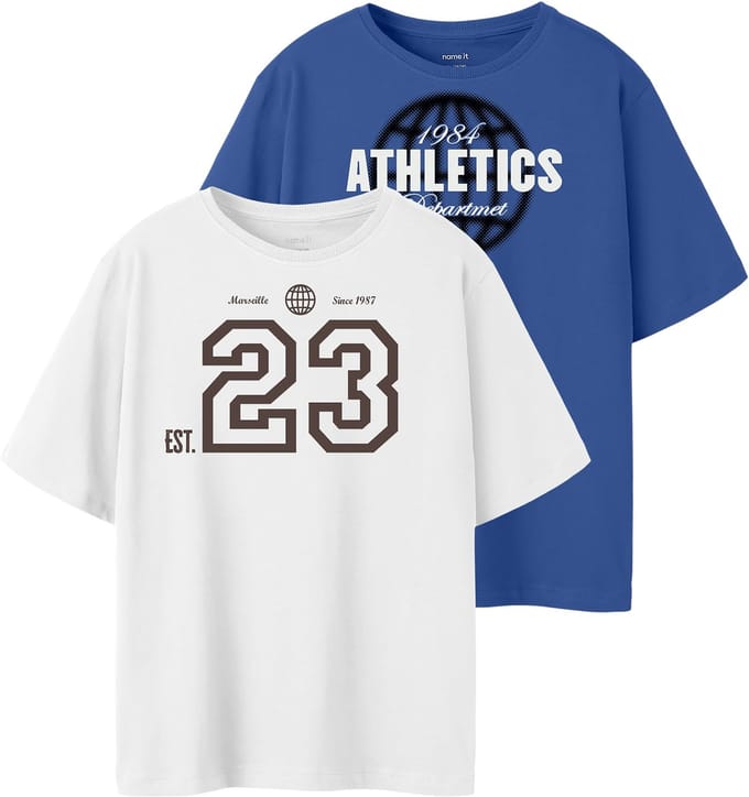 NAME IT - NKMKRISTOF 2P SS NREG TOP PB - Jongens - T-shirts