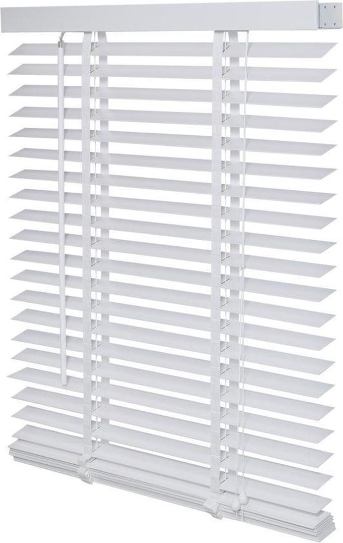 Timlux - Houten Jaloezie - 50 mm - WIT - 140x175cm