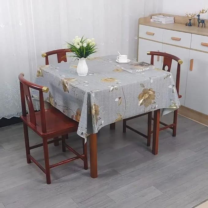 Vierkant PVC Verdikt Tafelkleed Oliebestendig Waterdicht Hittebestendig Wasvrij Tafelkleed Huishoudelijke Eettafel Salontafel Hoes 45x65cm gray