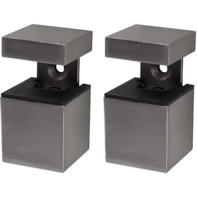 Duraline Plankdrager Clip Kubus Mini Geborsteld Nikkel