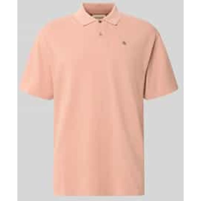 relaxed fit poloshirt met gestikt logo