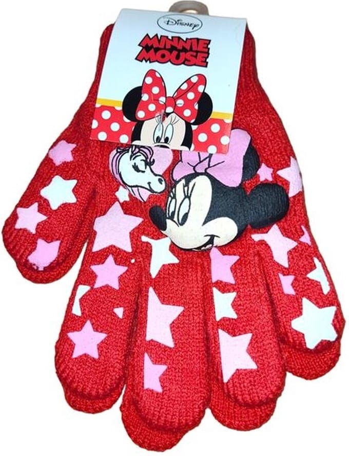 Minnie Mouse- handschoenen Disney Minnie Mouse - 3-6 jaar - rood