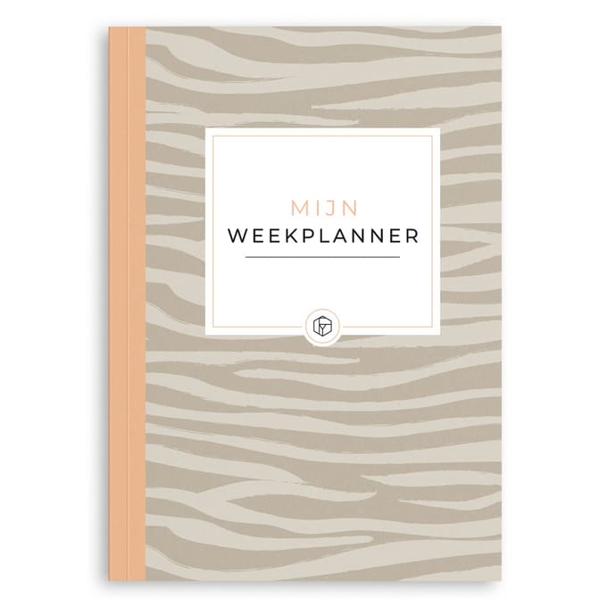 Fyllbooks - Mijn Weekplanner - Planner Ongedateerd - Week Agenda Datumloos - Planning - Stripes