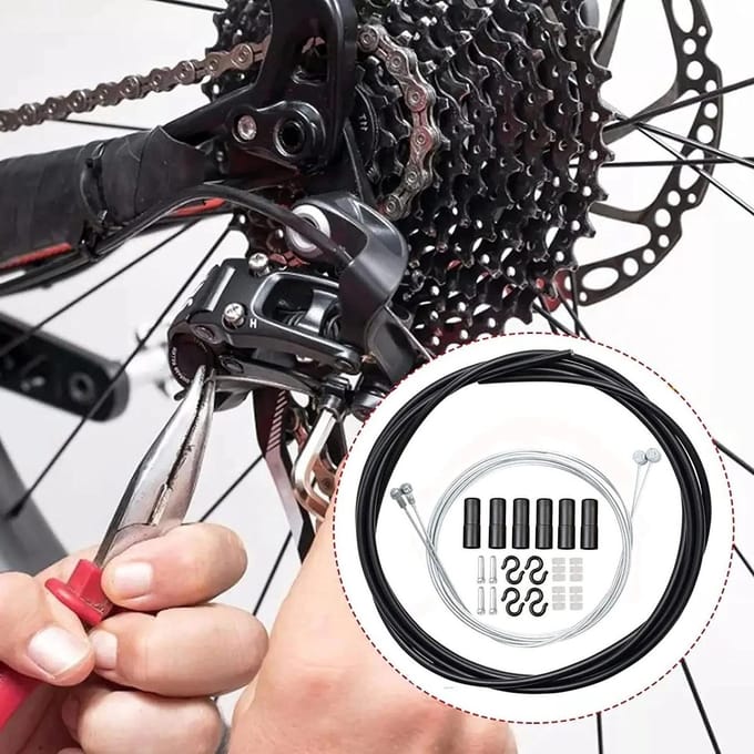 Fiets Remkabel - Behuizing Kit - Fietsen Onderhouden - Universele Set - 1 Set - Rem Groen