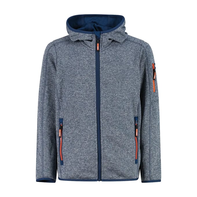 Kinder fleece sweater met capuchon CMP