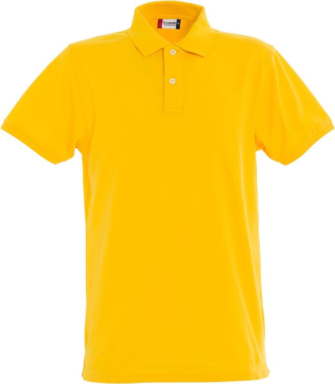 Clique Stretch Premium Polo 028240 - Lemon - XS