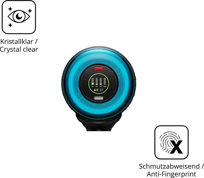dipos – 2x Pantserfolie geschikt voor Dyson V16 | 9H Screenprotector