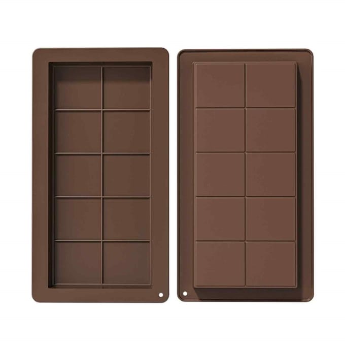 EXCITAT 2-pack - Chocoladevormen - Siliconenvormen - Pure chocoladevormen - Chocoladepralines maken
