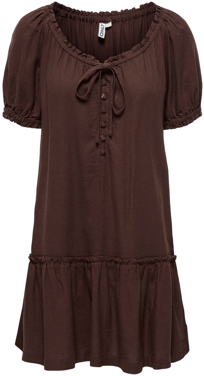 ONLY - ONLGOA SS LINEN SHORT DRESS CC PNT - Meisjes - Mini jurken