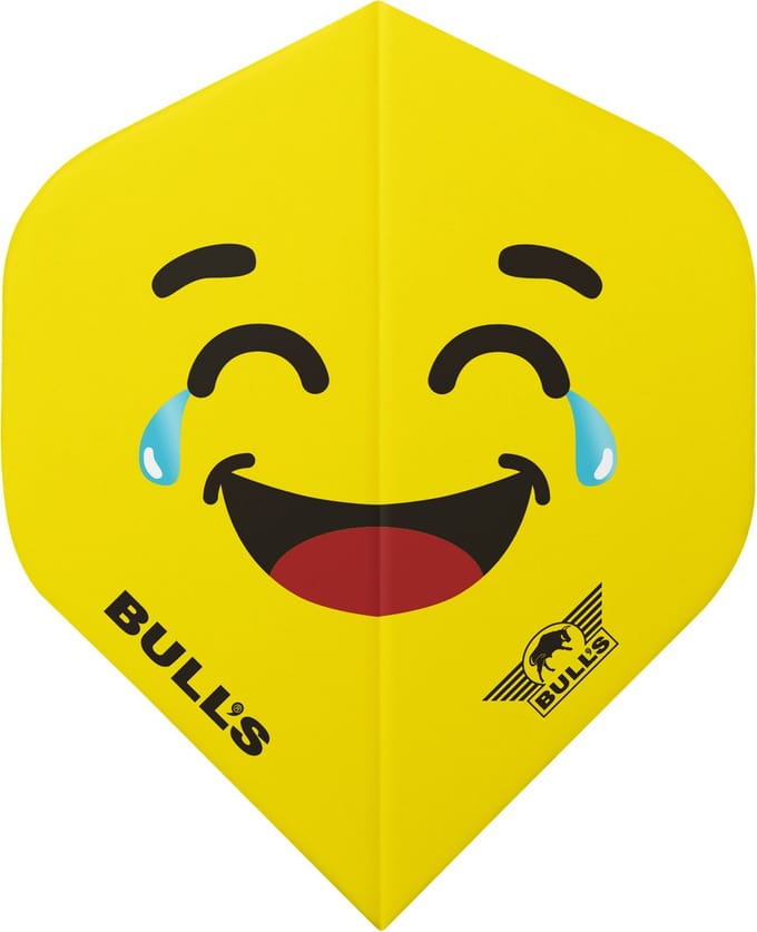 Bull's Smiley 100 Laugh Crying Std. - Dart Flights