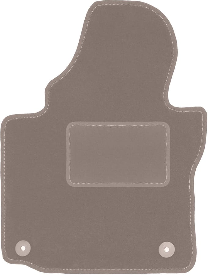 Beige bestuurdersmat voor: Volkswagen Caddy 2K FL minivan (2010-2015)